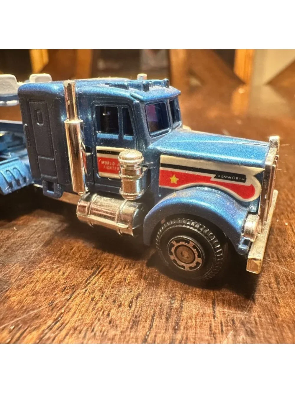 Shinsei Mini Power Kenworth Trailer Die Cast 1:128 Transporter